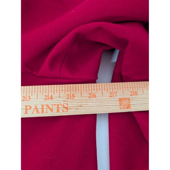 Vintage Sag Harbor Wool Blazer Womens Plus Size 20W Red Lined Notch Collar - Picture 11 of 12